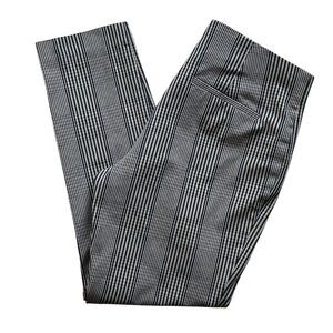 A New Day Women's Striped Dress Pants Black Size 10 Straight Leg